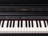 Roland RP701 CB Piano Electrónico Vertical em Preto Acetinado